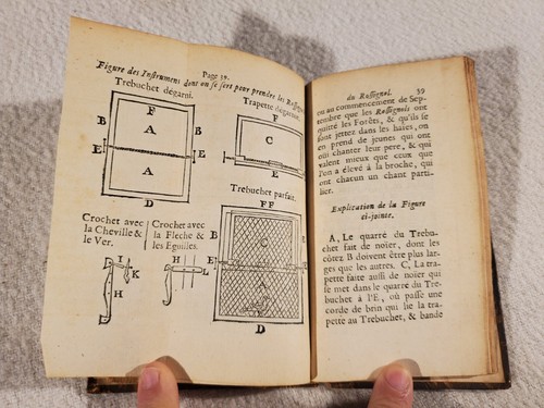 Antique 1697 Leather 6" x 3.5" ~ Instruction Charles De Sercy Paris ~ French - Picture 6 of 8