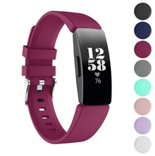StrapsCo Silicone Rubber Watch Band Strap for Fitbit Inspire  Inspire HR