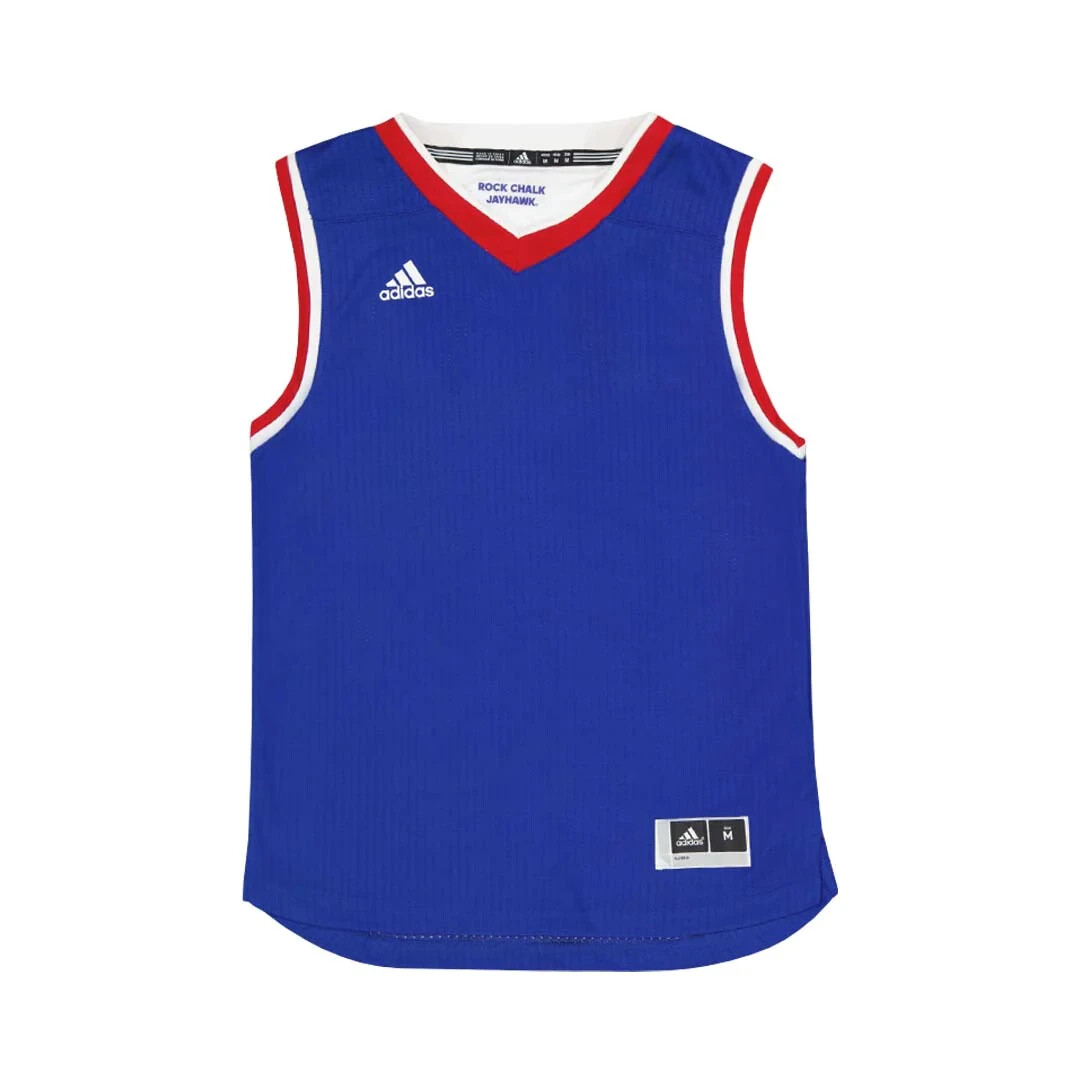 New Adidas Kids' (Junior) Kansas Jayhawks Basketball Jersey Size X Large 18/20 eBay