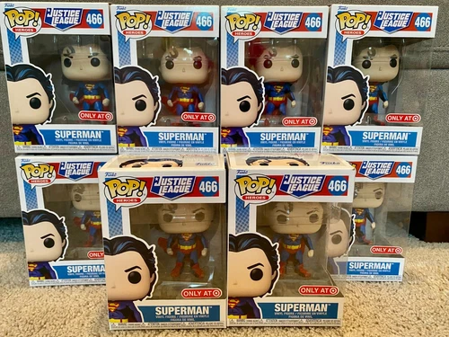 Superman Funko Pop, DC Justice League #466 Target Exclusive Collectable