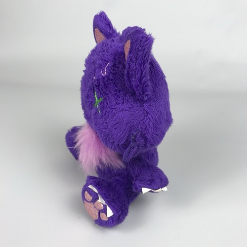 Monster High CRESCENT gatto viola 6" peluche artiglio lupo freaky favoloso animale domestico - Foto 2 di 7