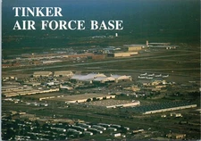 Aerial View, Tinker Air Force Base, Oklahoma City, OK - 4x6 Modern Postcard