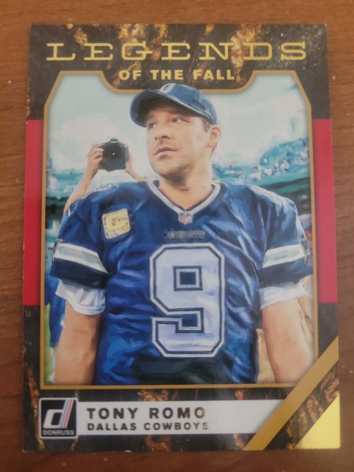 2019 Panini Donruss - Legends of the Fall Red #LF-6 Tony Romo for sale ...