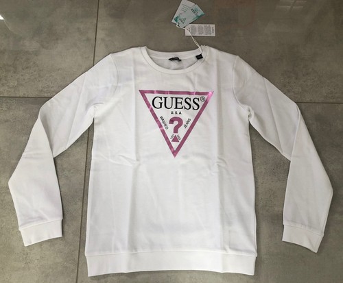 Sudadera guess en Blanco Para Mujer, Talla 10 Reino Unido * Totalmente  Nuevo Con Etiquetas * | eBay