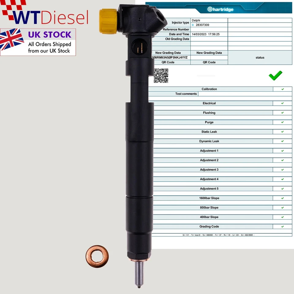 Delphi A6510703087 28307309 |2.2 CDI| Mercedes Sprinter Injector - Image 2 of 4