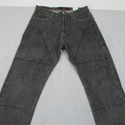 Hornee Motorcycle Jeans Mens Size W30 L34 Black Denim Straight