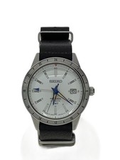 SEIKO Automatic Wristwatch/Analog/Leather/WHT/BRW/4R34 00E0/PRESAGE SARY233