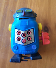 Vintage Sparking Wind-Up Robot Blue and Gray Non Op