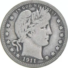 1911-S Barber Quarter Average Circ