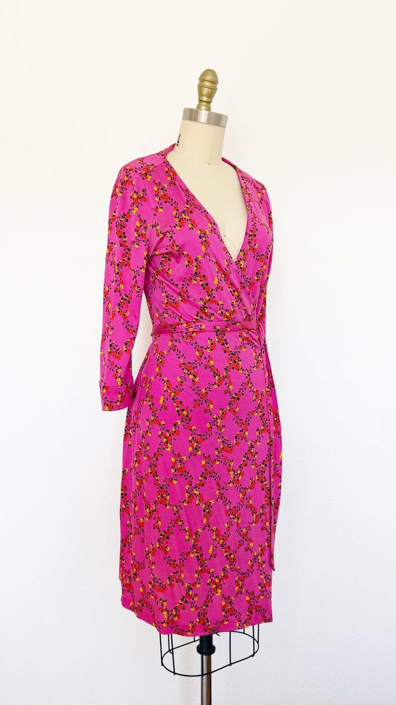 2000s Diane Von Furstenberg Wrap Dress / DVF Dres… - image 6