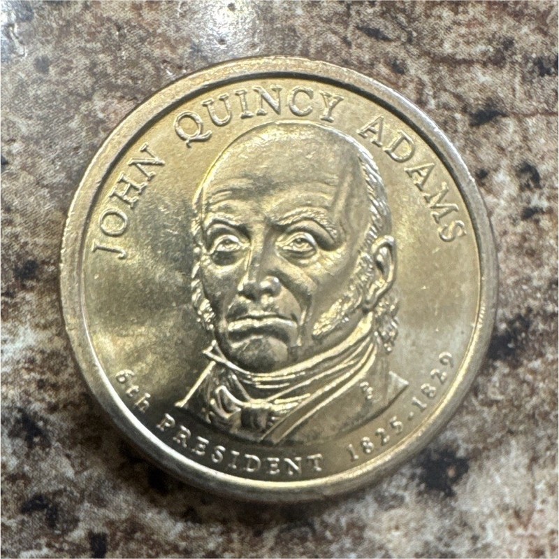 2007-P John Quincy Adams Presidential $1 Coin Philadelphia Mint USA