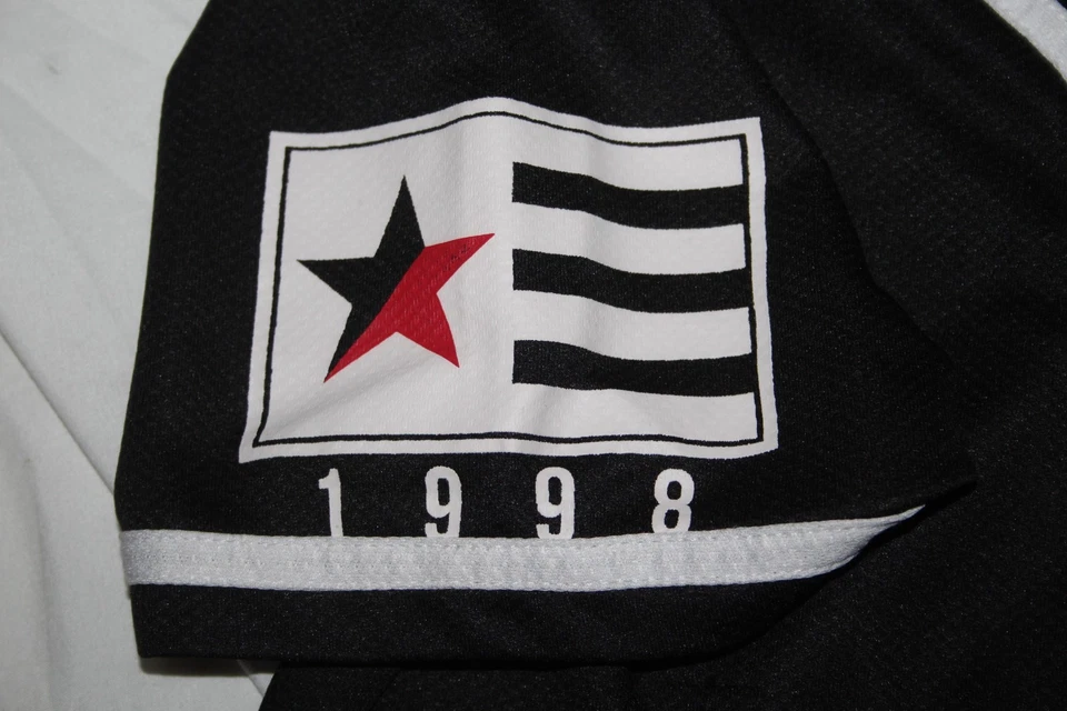 TONY HAWK Men's M Black Button Jersey Shirt NYC 1998 Stars Graphic Skate - Image 4 of 4