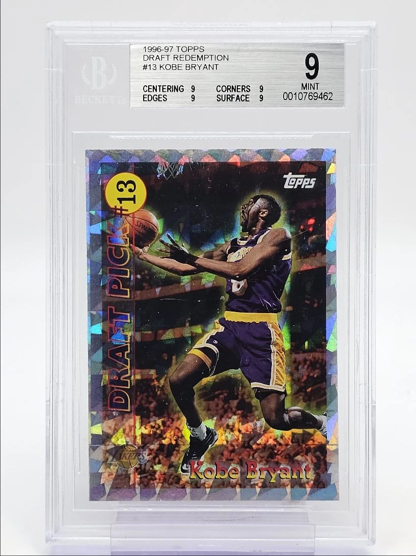 Topps Kobe Bryant Basketball Rookie Sports Trading Cards