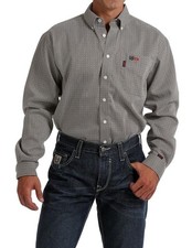 Cinch Work Shirt Mens Long Sleeve Flame Resistant WRX Tan WLW3002009