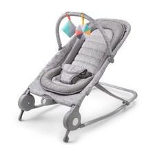 Summer Infant 2-in-1 Bouncer  Rocker Duo Light Gray Tweed Light Tweed