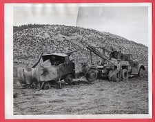 1943 Ordnance Recovery M3 GMC Gun Motor Carriage Tunisia Original News Photo