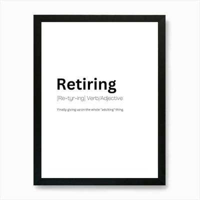 Ruhestand Definition Bedeutung Kunst Pri gerahmtes Wandbild Poster Leinwanddruck Bild