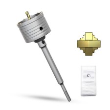 METOTY 3-1/8" Concrete Hole Saw,80mm Masonry Saw, 3-1/8" 80mm, Gold