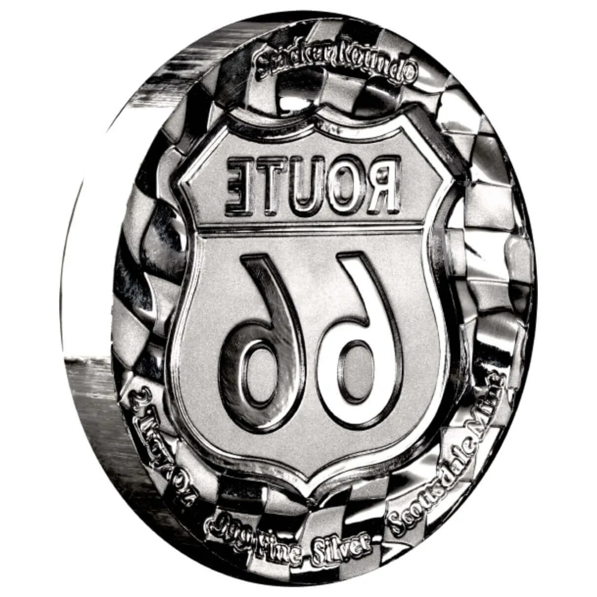 2026 - 1 oz Silver ROUTE 66 SIGN .999 Silver Round Coin Presale | eBay