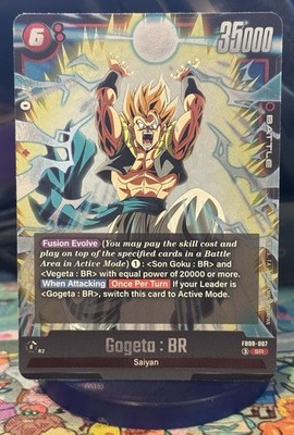 Dragon Ball Super Card Game Gogeta: BR FB09-007 Super Rare