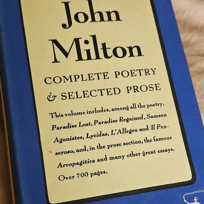 John Milton Complete Poetry & Selected Prose HC Modern Library DJ