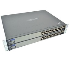 Lot of 2 HP J4900B Procurve 2626 Ethernet Switch 24x 10/100 2x 10/100/1000