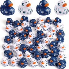 24 Pcs Mini Rubber Ducks - 2 Inch Cruise Bath Toys for Kids  Adults, Party Favo