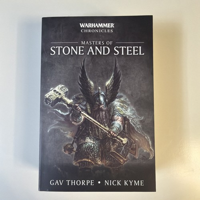 #ad #ad Masters of Stone and Steel Warhammer Chronicles By Nick Kyme 9781784967703 $149.99