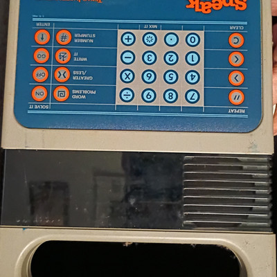 Speak & Spell Electronic Learning System Vintage 1980 Handheld Learning Toy