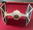 Imperial Tie Fighter WHITE Complete Star Wars 1978 Vintage Kenner Vehicle Works