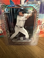 2026 Bowman Chrome REPTILIAN REFRACTOR BCP-2 Max Clark, Detroit Tigers
