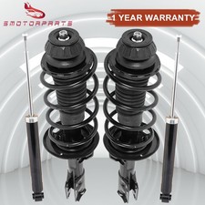 4pcs Front Rear Struts Shocks Absorber For 2006-2011 Toyota Yaris 2012 Sedan