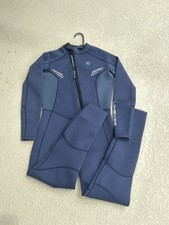 Seaskin Wetsuit, Sea Skin Full Body Scuba Diving Suit, Medium Women's, Blue