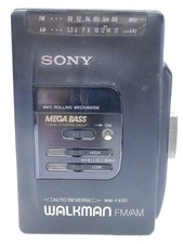 Vintage Sony WM-FX33 Cassette Tape FM/AM Walkman JAPAN Mega Bass - NOT WORKING