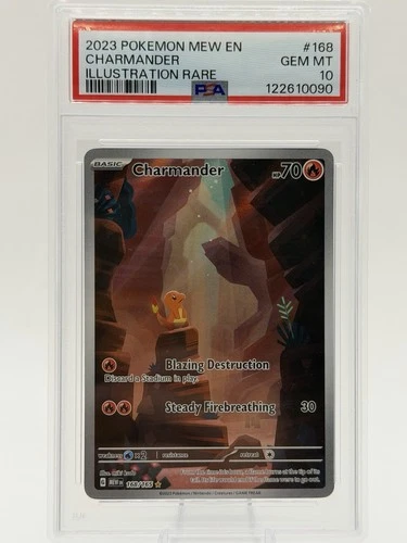 PSA 10 Charmander 168/165 Sv: Scarlet & Violet 151 Holo