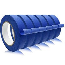 6 Rolls Premium Painters Tape Blue Masking Paint Multi-Purpose 88yd X 0.94 DIY