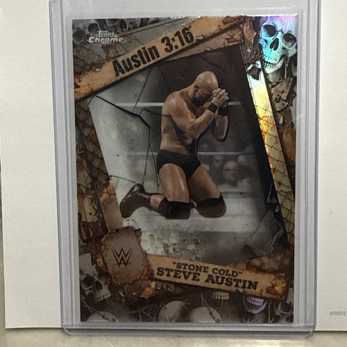 Stone Cold Steve Austin 2026 Topps Chrome WWE Austin 3:16 #3:16-3 Refractor - Picture 1 of 2