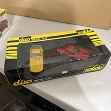 Solido Duo Metal 1/43 Ferrari 250 GTO & F40 2-Car Gift Set - Made in France