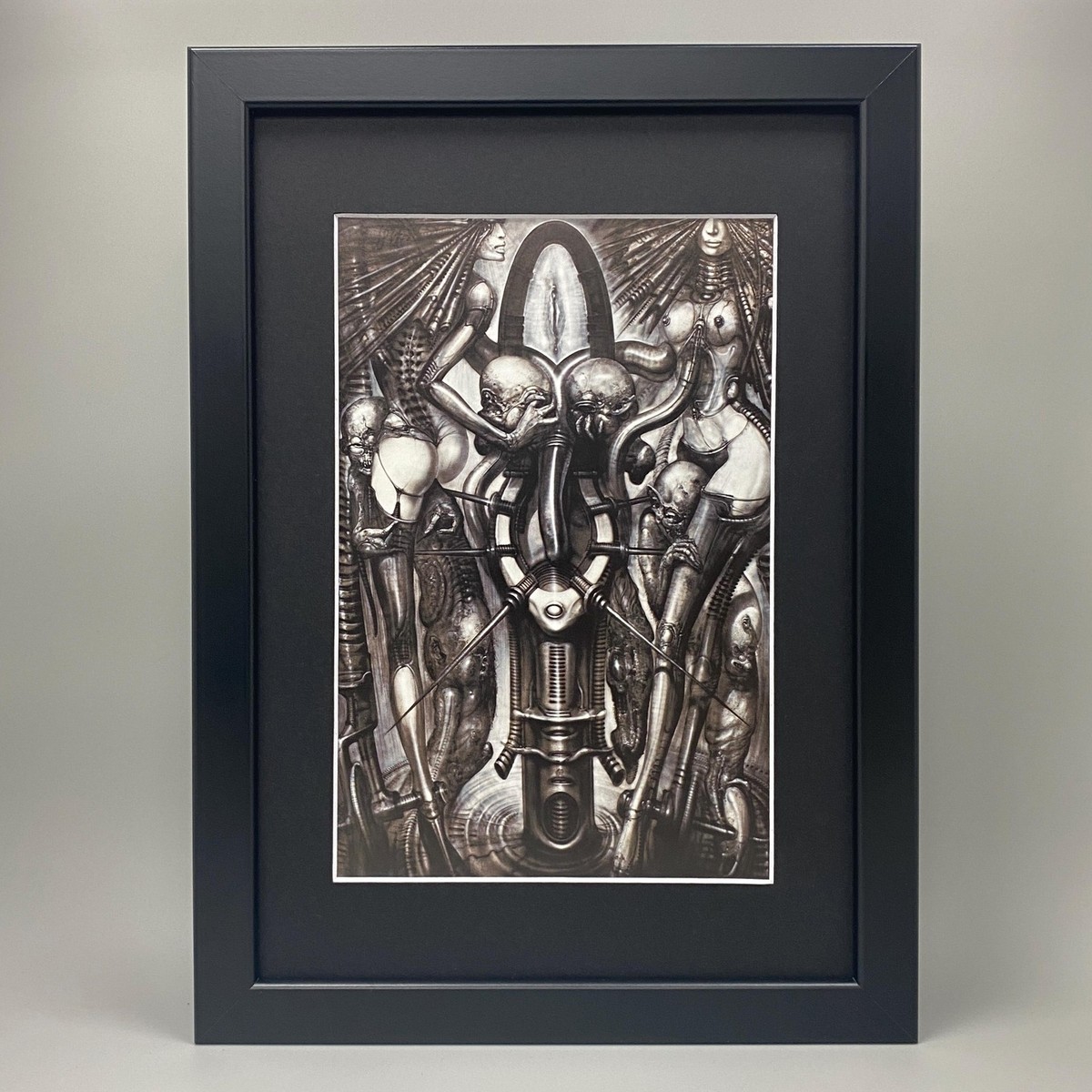 NECRONOMICON H.R. GIGER FRAMED ART. SCI-FI, FANTASY, BIOMECHANICAL