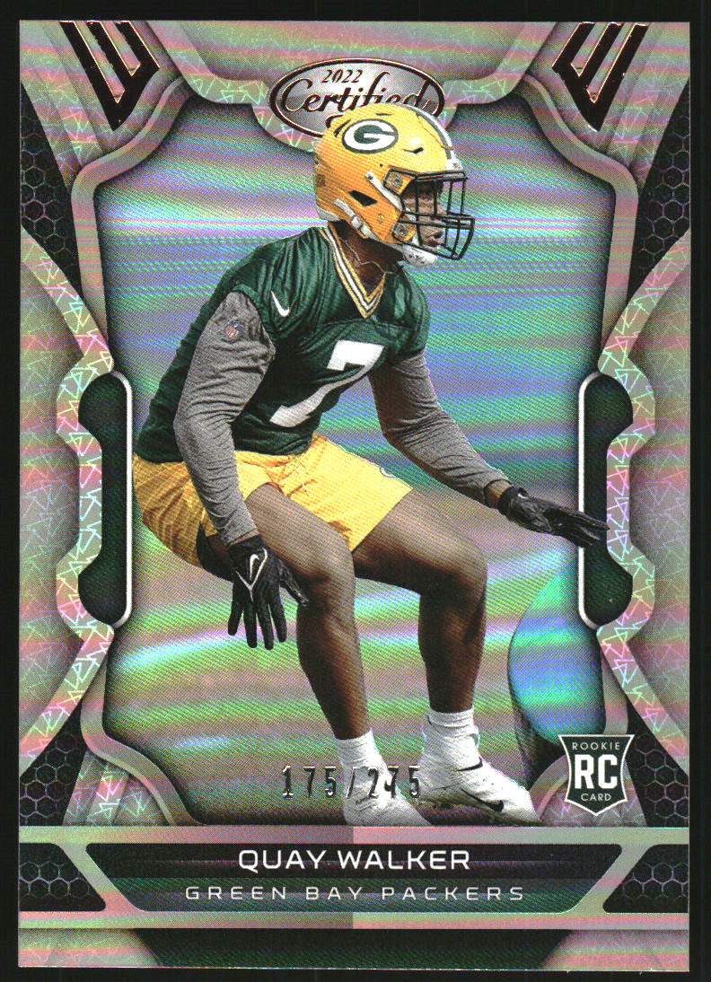 2022 Certified Mirror Bronze #153 Quay Walker /275 - FB