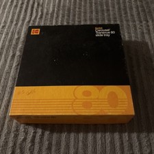 Kodak Carousel Slide Tray Transvue 80 In Original Black Box