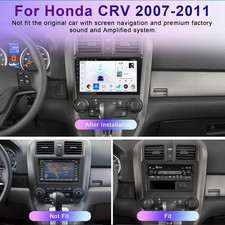 9" For Honda CRV 2007-2011 Stereo Car Radio Carplay GPS Multimedia WIFI Screen