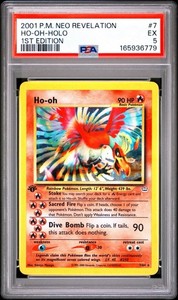 Pokémon Ho-Oh 7/64 Neo Revelation 1st Edition Holo