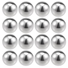 25mm Dia 304 Stainless Steel Hollow Cap Ball for Handrail Stair Newel Post 16pcs