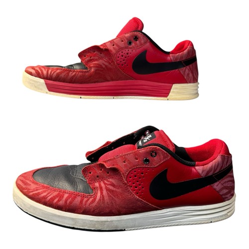 Size 10 - Nike Paul Rodriguez 7 Premium SB University Red *No Shoelaces* - Picture 3 of 15