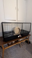 Savic Plaza 100cm Hamster Cage With Savic 30cm Wheel And Water Bottle