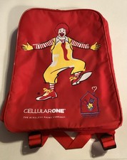 90  s Ronald McDonald Kid  s Backpack - CellularONE Ronald McDonald House - New