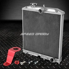 2-ROW FULL ALUMINUM RACING RADIATOR+RED BRACKET FOR 92-95 CIVIC EJ/EH/EG AUTO