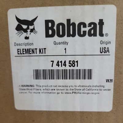Genuine Bobcat Hydraulic Oil Filter with O-Rings 7414581 For Skid-Steer Loaders