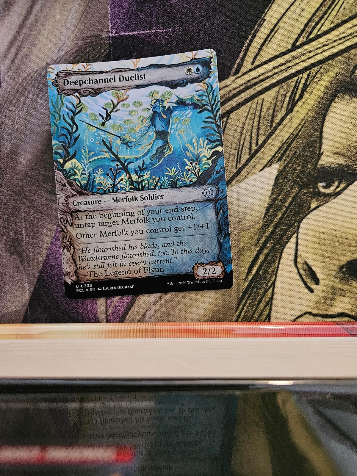 Deepchannel Duelist (Showcase) 333 Lorwyn Eclipsed Magic: The Gathering Foil NM